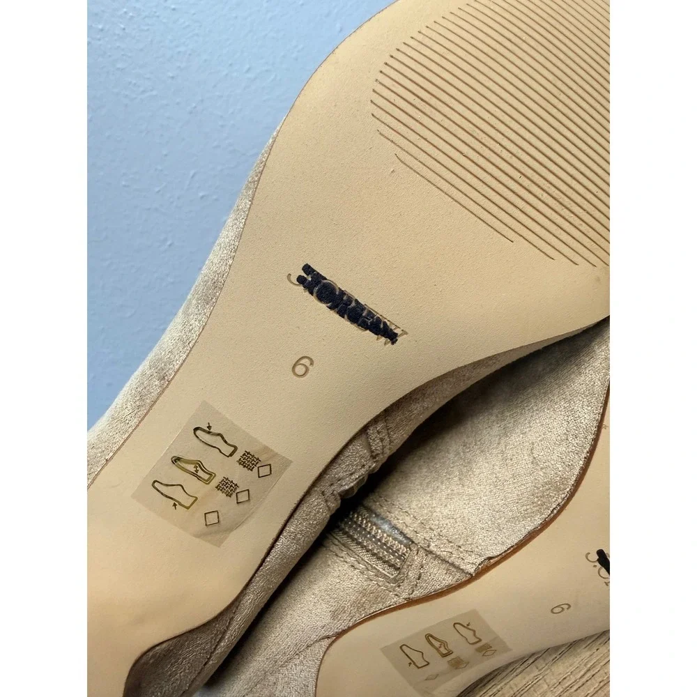J.Crew Pointy-toe boots Tan Size 6‎